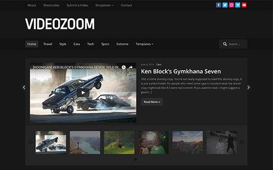 videozoom wordpress free video theme download and paid themes