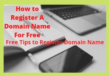 How to Register A Domain Name For Free