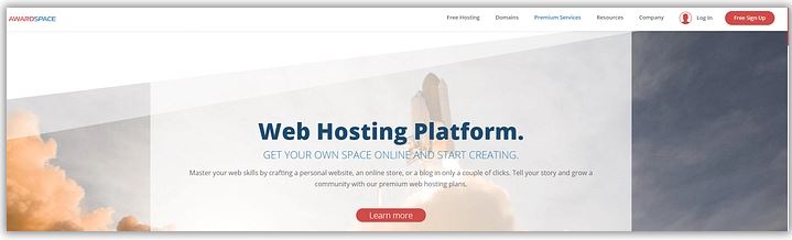 awardspace free hosting