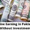 Online Earning in Pakistan Without Investment